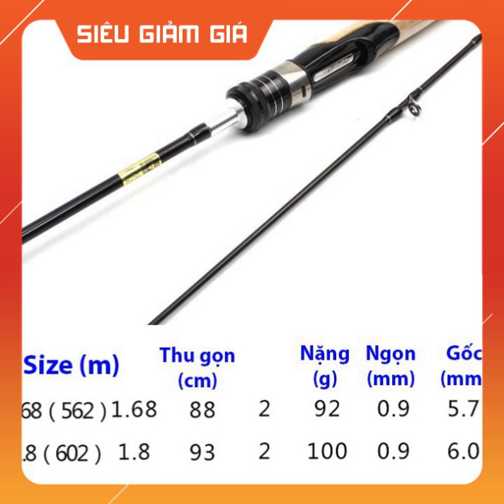 [Combo] [Combo] Cần Câu Lure UL ultra light Đọt Đặc Siêu dẻo Chuyên câu suối cháp [Giá rẻ] [Giá rẻ]