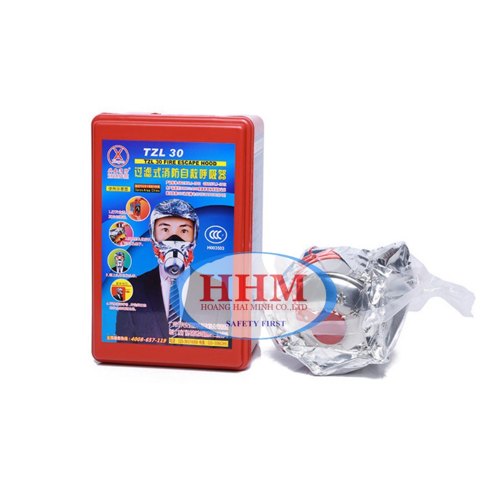 Mặt nạ chống khói - khí độc - thoát hiểm khẩn cấp ZLC30 - 30 Phút