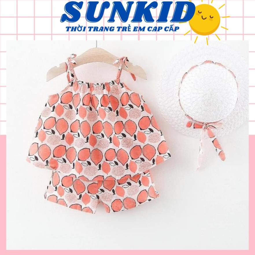 Bộ quần áo cho bé gái Bộ cotton xuất dáng babydoll, quần cộc cho bé gái, hàng VNXK cực xinh cho bé gái