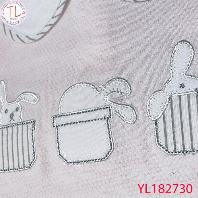 Thời trang trẻ em - Bodysuit thun ngắn cho bé gái hình thỏ con - Quần áo bé gái - Bộ bé gái
