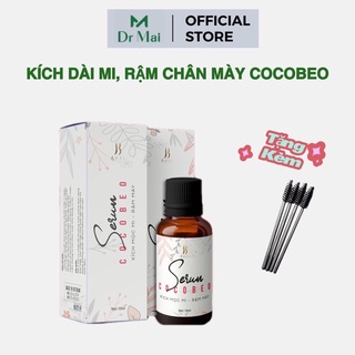 [Full Box Kèm Cọ Chuốt + Quà] Serum kích mi cocobeo - tinh dầu dừa dưỡng dài lông mi và chân mày hiệu quả