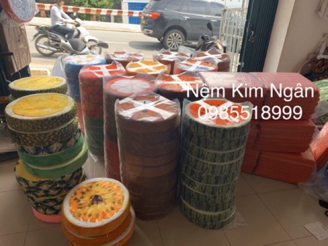 Nệm ngồi Hình 3D giá rẻ (38cmx7cm