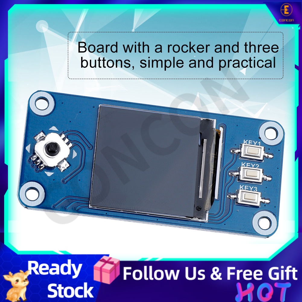 [Recommend] 1.3" IPS Screen LCD Display HAT W/Button for Raspberry Pi Zero W/WH/2B/3B/3B+ GM