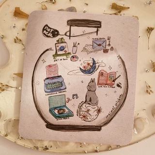 Not Real - Sticker chống nước - Meimei Sticker