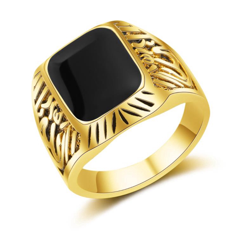 Nhẫn hợp kim phong cách Hồi giáo dành cho nam