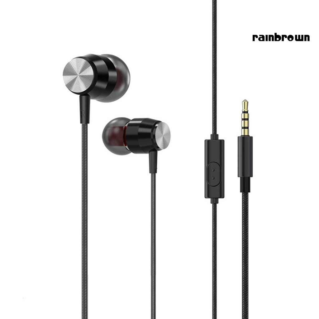 Tai Nghe Nhét Tai Jack 3.5mm Bass Trầm Có Micro Tiện Dụng