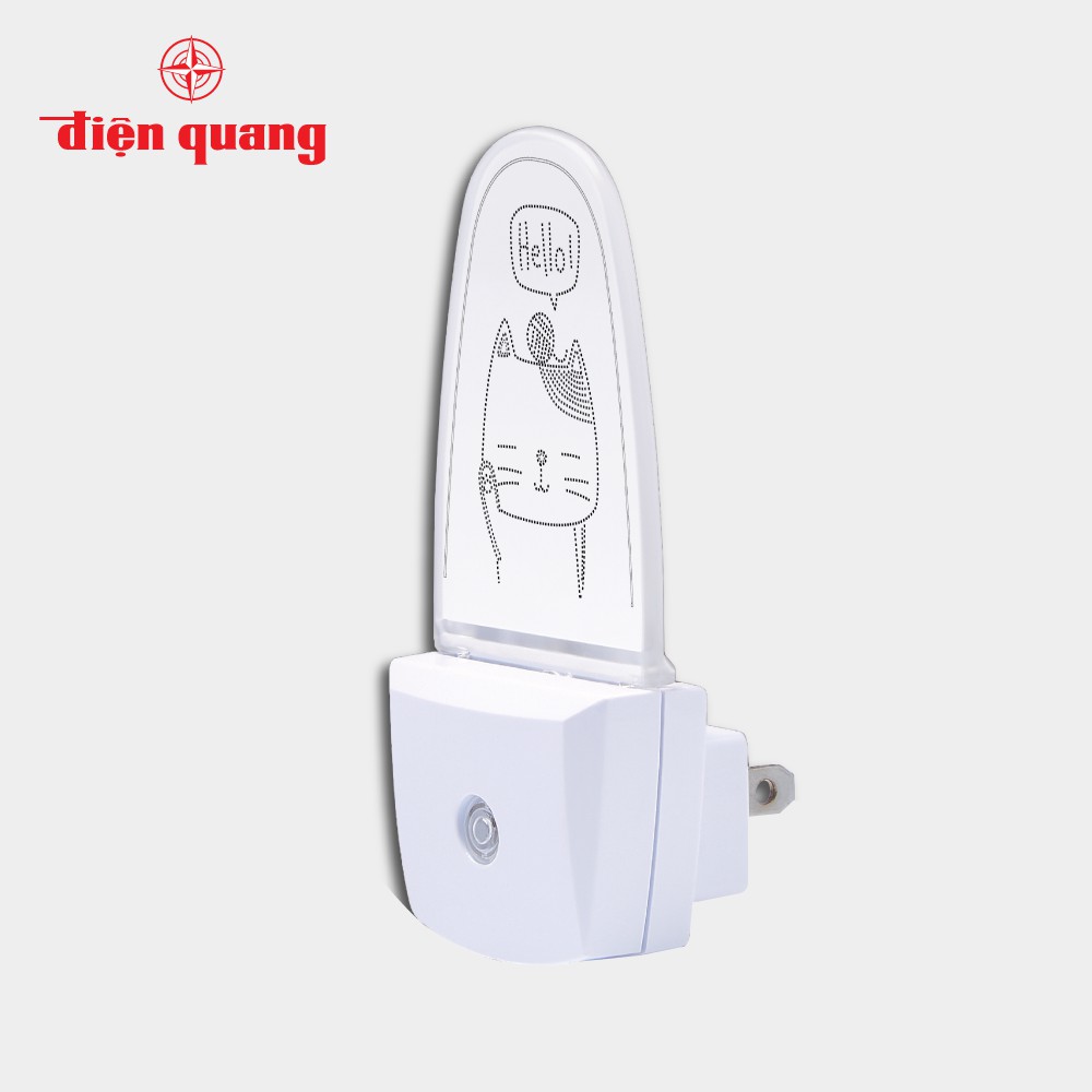 Đèn ngủ cảm biến LED Điện Quang ĐQ LNL10 (Cảm biến quang, ánh sáng trắng)