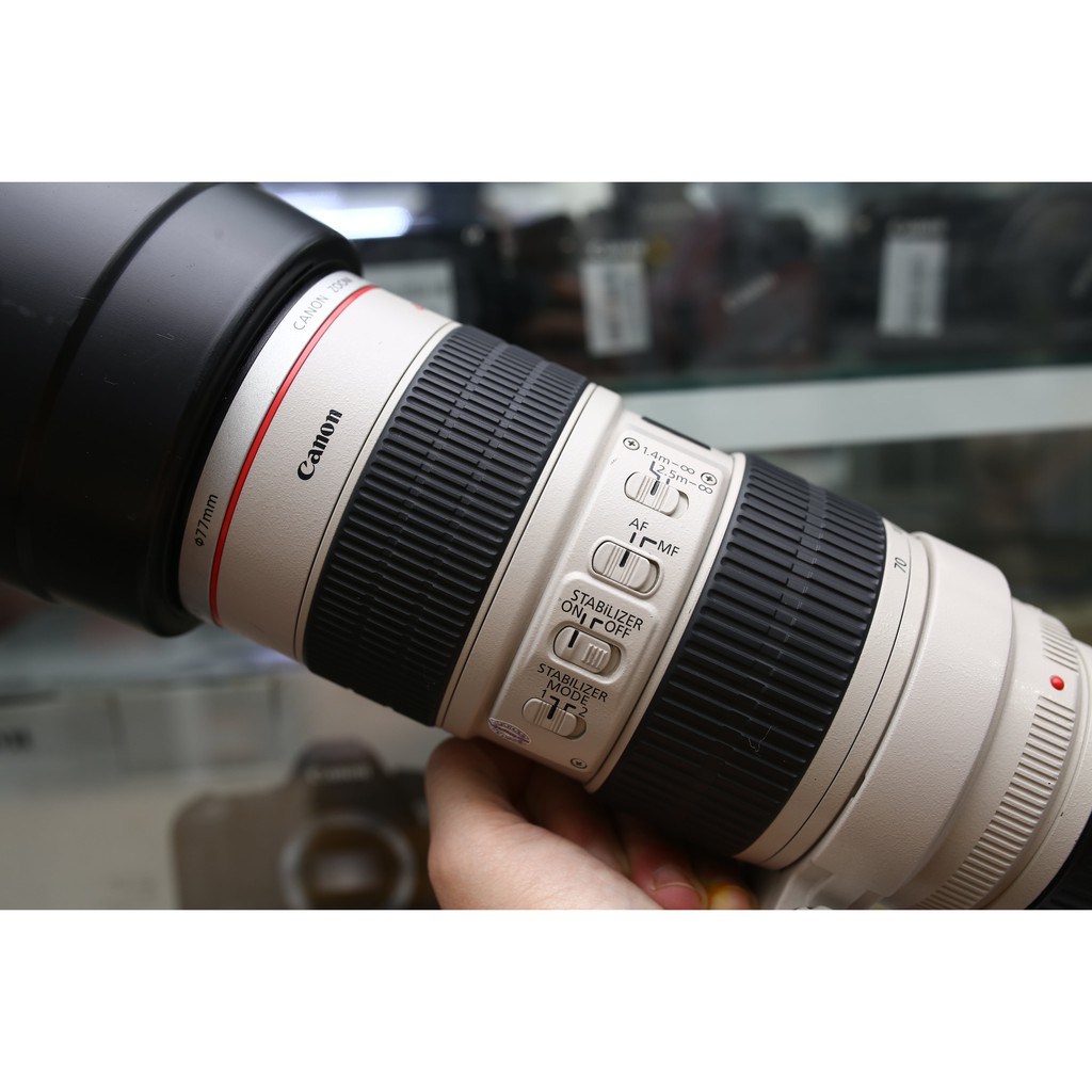 Ống Kính Canon EF 70-200mm F2.8 L IS USM - LEN TELE CHÂN DUNG CHỤP XA CÓ CHỐNG RUNG