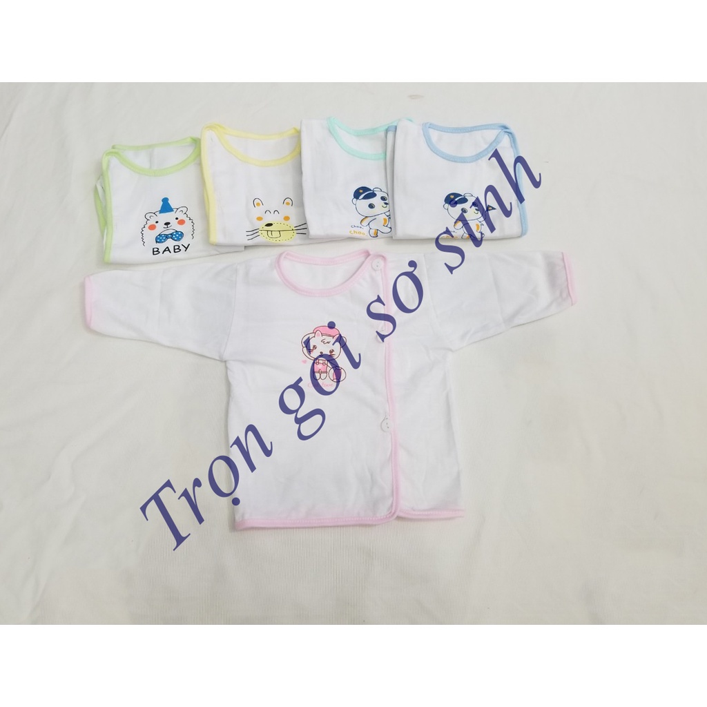Áo sơ sinh dài tay jou thích hợp cho trẻ từ 2.5kg trở lên