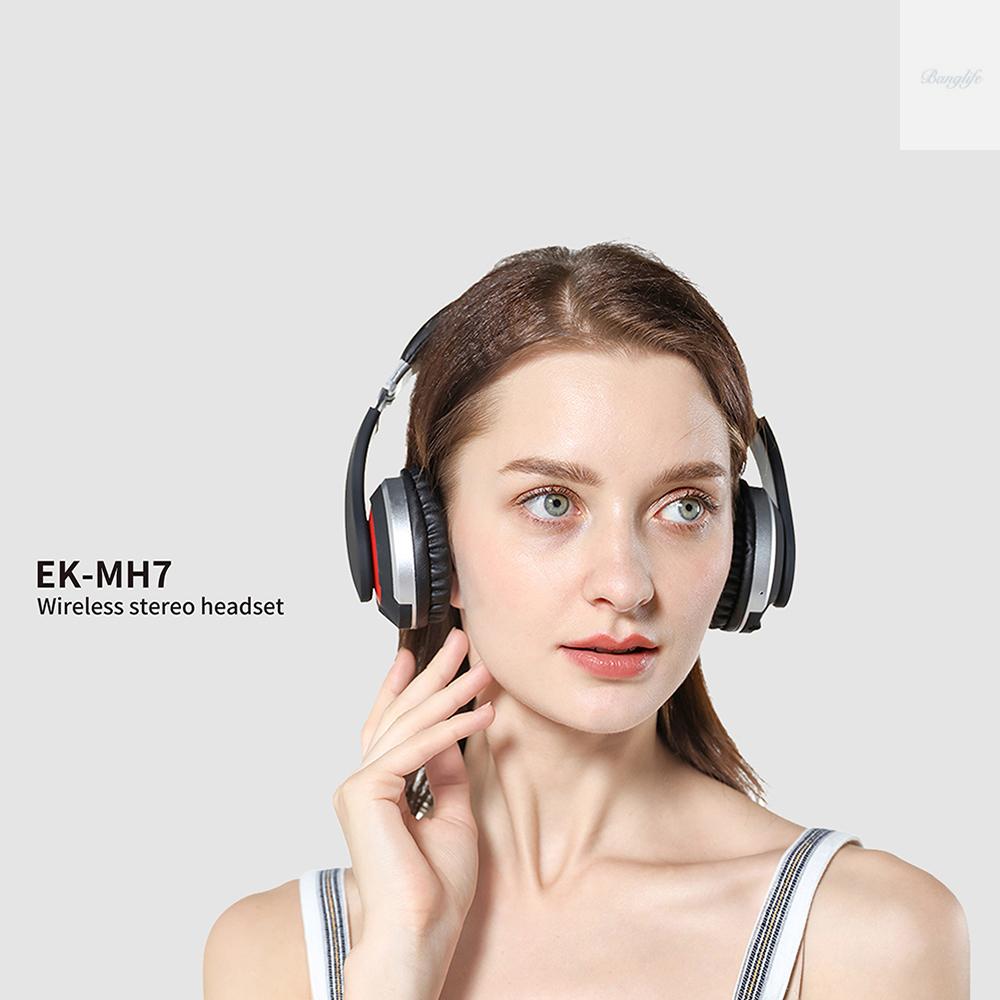Tai Nghe Bluetooth Không Dây Ek-Mh7 Có Thể Gấp Gọn Tiện Dụng | BigBuy360 - bigbuy360.vn