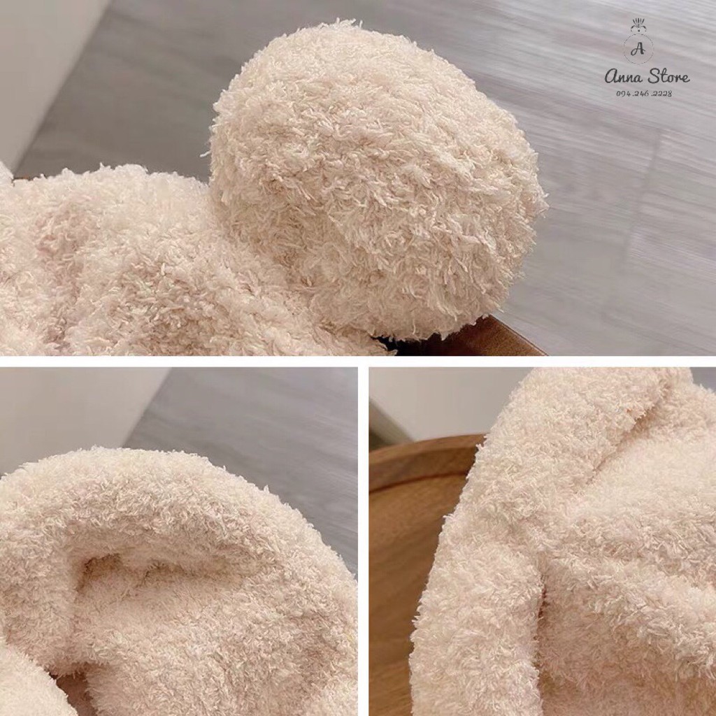 MUP 63 : Mũ len 2 tai cho bé cực cute