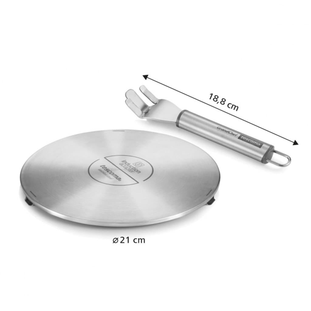 Đĩa chuyển nhiệt bếp từ Tescoma 21cm dùng cho nồi thủy tinh, inox...Gia dụng Mộc Dương