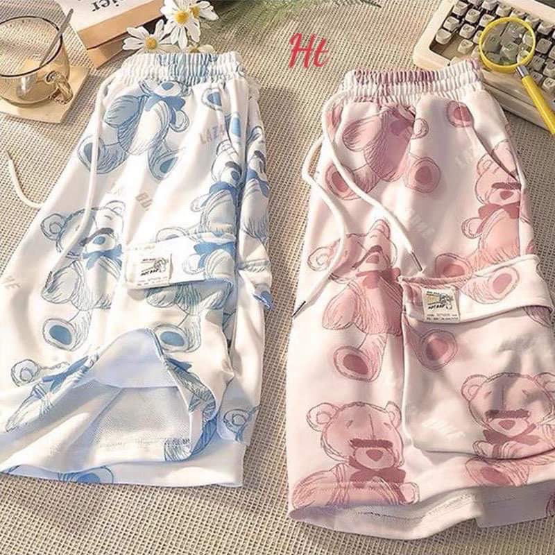 Quần đùi hộp gấu 2 màu H2P644