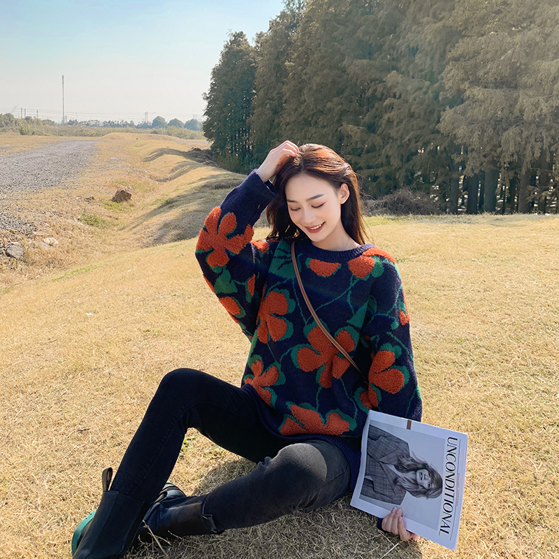 Áo Khoác Sweater Dáng Rộng Xinh Xắn Dành Cho Nữ | BigBuy360 - bigbuy360.vn