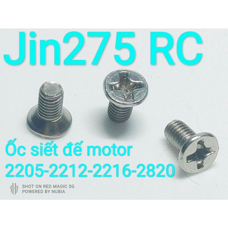 Set 4 Ốc siết đế motor 2205-2212-2216-2820