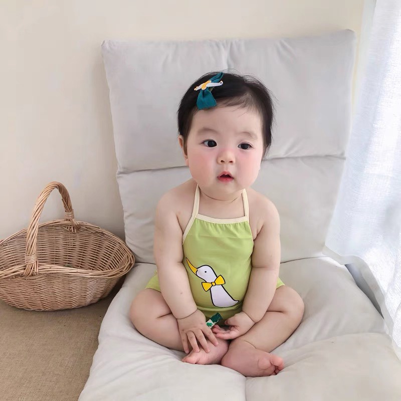 Yếm Vịt Yếm Sơ Sinh Chất Thun Lạnh Thoáng Mát In Hình Ngộ Nghĩnh Cho Bé Từ 4Kg - 18Kg Thời Trang trẻ Em Tin Store