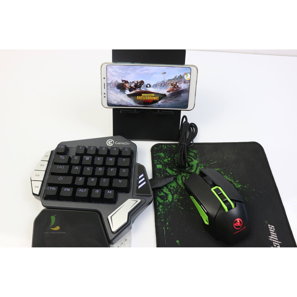 Bàn phím cơ GameSir Z1 Gaming Keypad chơi PUBG, ROS, Free Fire, Cross Fire và các game FPS cho iPhone, Ipad, PC