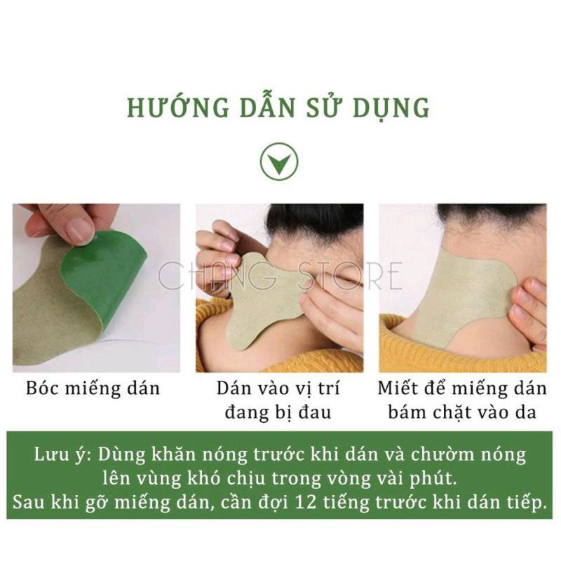 Hộp 12 Miếng Dán Vai Gáy Ngải Cứu