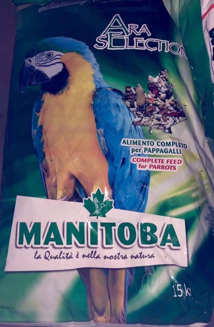 Hạt trộn macaw và vẹt lớn 500g.