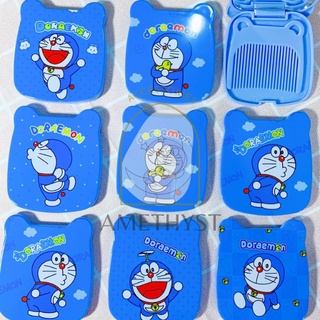 Gương Mini Cầm Tay DORAEMON Dễ Thương Cực Tiện Lợi - Tặng Kèm Lược
