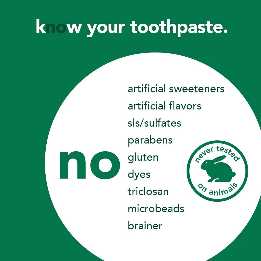 KEM ĐÁNH RĂNG DẦU DỪA &amp; BẠC HÀ - TRẮNG BÓNG Hello Oral Care Naturally Whitening Fluoride Toothpaste, 133g
