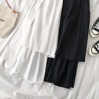 [ORDER] Chân váy midi vạt lệch