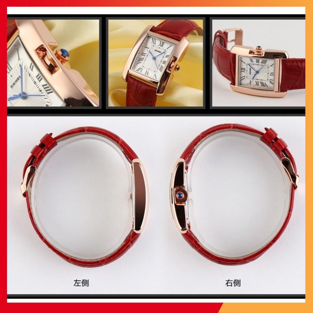 Đồng hồ nữ đẹp ♥️FREESHIP♥️ Model Skmei 1085 dây da hàng CHÍNH HÃNG
