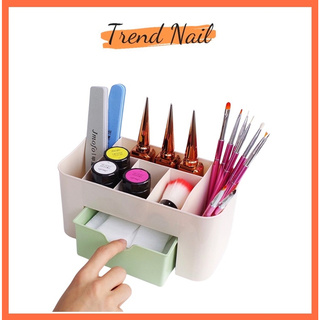 [HOT] Khay đựng dụng cụ làm nail , mỹ phẩm đa năng có ngăn kéo