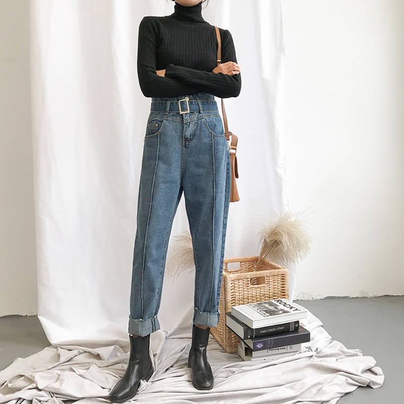 QUẦN JEAN HAREM RETRO NỮ CỰC CHẤT