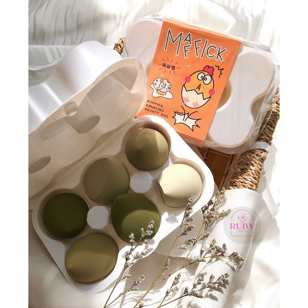 Set bông mút trang điểm gà con và quả bơ mềm mướt dễ tán, tặng 1 son kem khi mua hàng - rubycosmetics | BigBuy360 - bigbuy360.vn