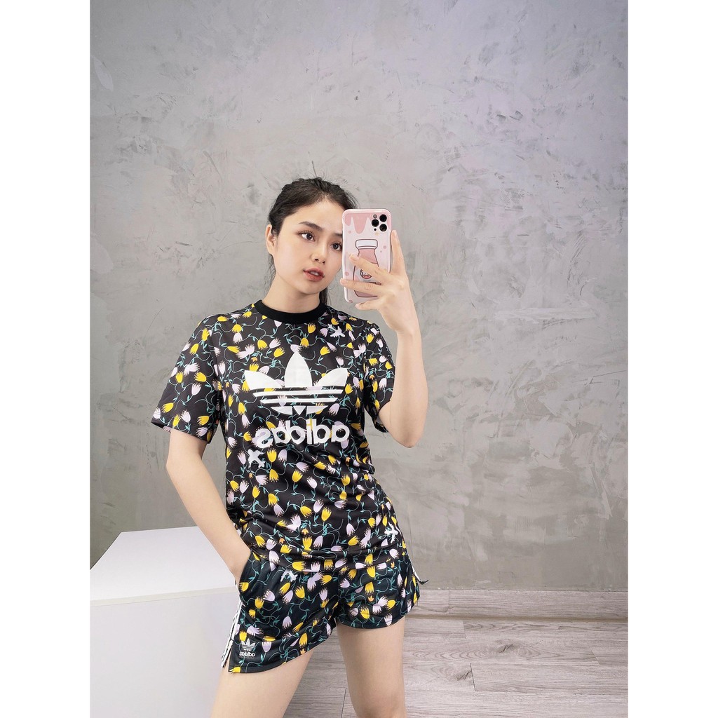 (HÀNG XUẤT XỊN) Áo das hoa cúc 1643 Floral Trefoil Tee Made in Cambodia full tag code  SIZE S M L