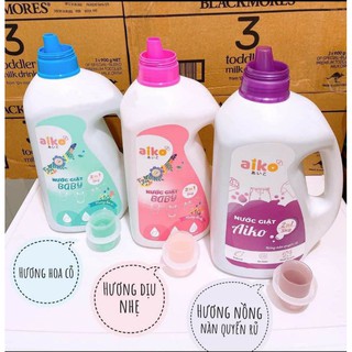 NCDS quang1990 phamhangjaja 3 hương- Nước giặt Aiko 3000ml công nghệ Nhật Bản