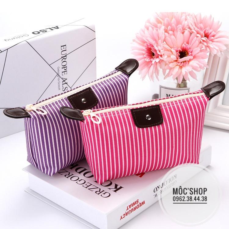 Túi Đựng Mỹ Phẩm, Túi Đựng Bút Nhỏ Gọn Tiện Lợi Chống Thấm Nước Siêu Bền Đơn Giản