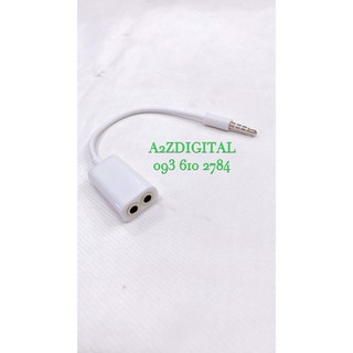 DÂY CHIA TỪ 1 RA 2 TAI NGHE LOẠI ĐẦU NHỰA JACK CẮM 3.5 LY TIỆN LỢI