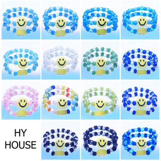Nhẫn hạt cườm mix mặt cười nhỏ ulzzang trendy Hàn Quốc beaded ring