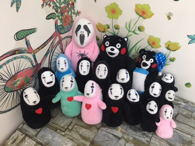 Set gấu bông ma vô diện no face