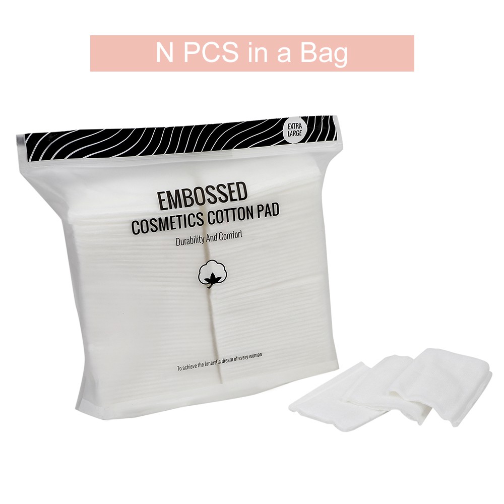 Miniso Bông tẩy trang Miếng bông mỹ phẩm in nổi cực lớn (100 chiếc) | BigBuy360 - bigbuy360.vn