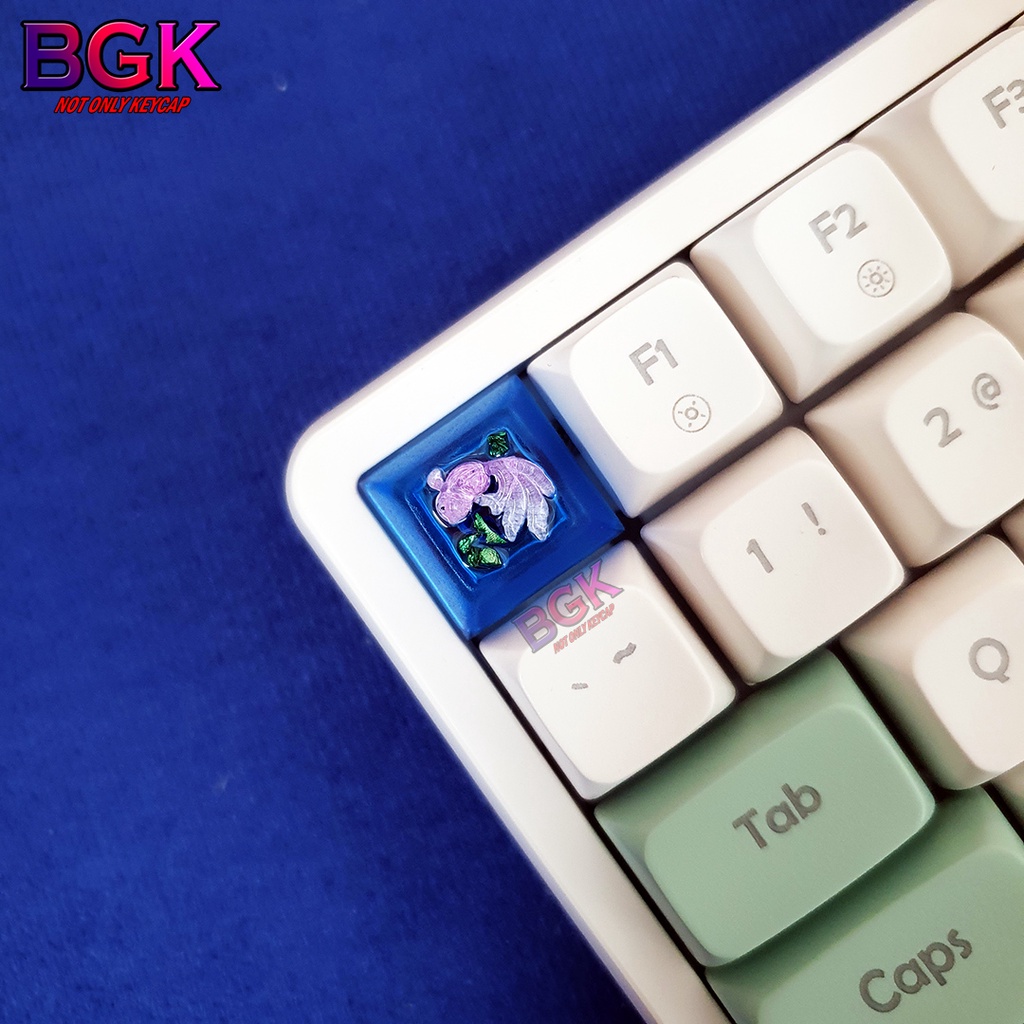 Keycap Artisan Nút Bàn Phím Cơ Hình Cá Koi Nổi Cực Đẹp