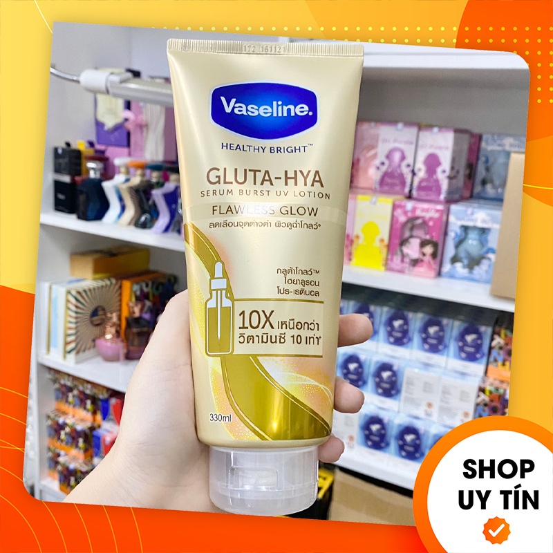 [Chính hãng] Sữa dưỡng thể Vaseline 10x Healthy Bright Gluta Hya Serum Flawless Glow