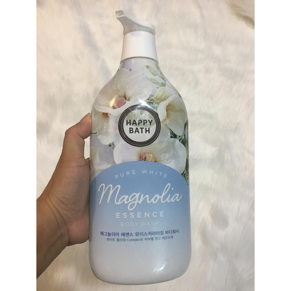 Sữa tắm cao cấp Happy Bath Natural Real Moisture 900ml Hàn Quốc