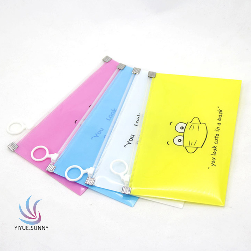 Túi đựng khẩu trang y tế nhiều màu sắc tùy chọn có khóa kéo tiện lợi