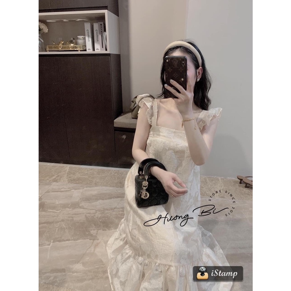 ⚡️FREESHIP - HÀNG LOẠI 1⚡️🎉🎉🎉ĐẦM REN SUÔNG HAI DÂY CÁNH TIÊN 2 LỚP🎉🎉🎉