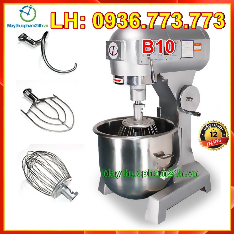 Máy trộn bột bánh mì, bánh bao đa năng B10