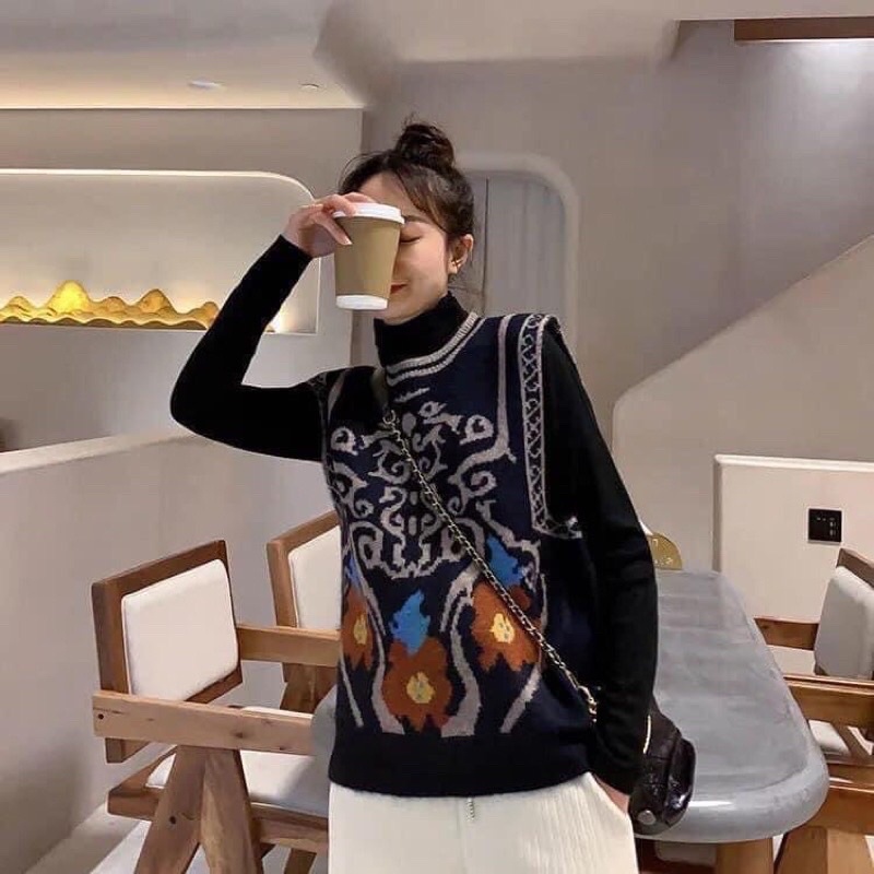 ÁO GILE HOT HIT CHẤT ĐẸP, ÁO GHI LÊ, gile len