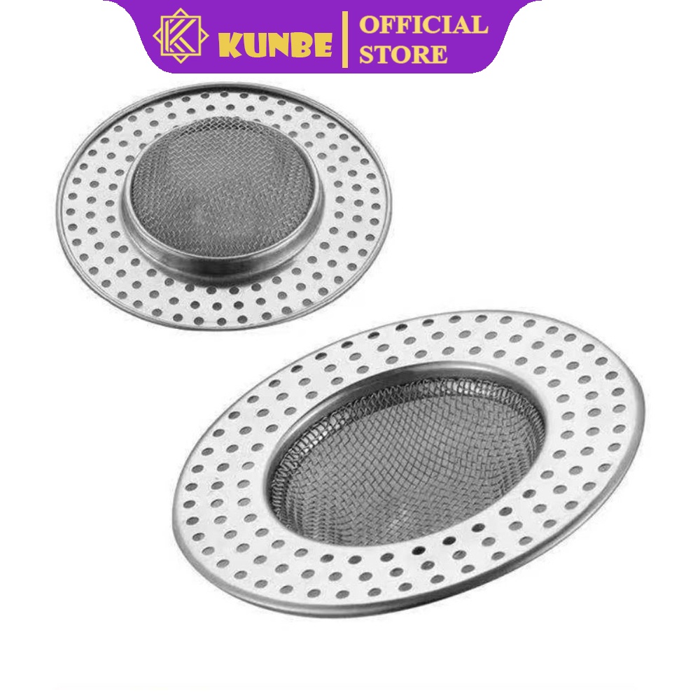 Dụng Cụ Thoát Nước Sàn Nhà Tắm, Bịt Nắp Cống Inox KUNBE, Thoát Nhanh, Chặn Tóc, Lọc Rác, Chống Tắc Hiệu Quả