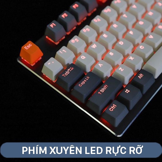 Keycap bàn phím cơ chất liệu nhựa PBT, xuyên LED phối màu hơn 50 mẫu