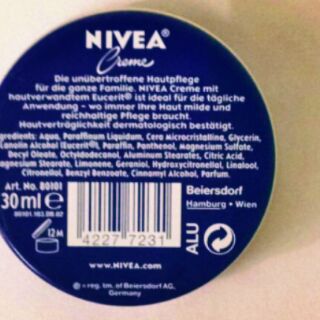 Kem dưỡng ẩm Nivea cream 150ml 