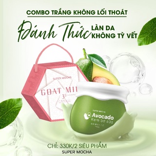Combo body bơ sữa và body sữa dê mocha