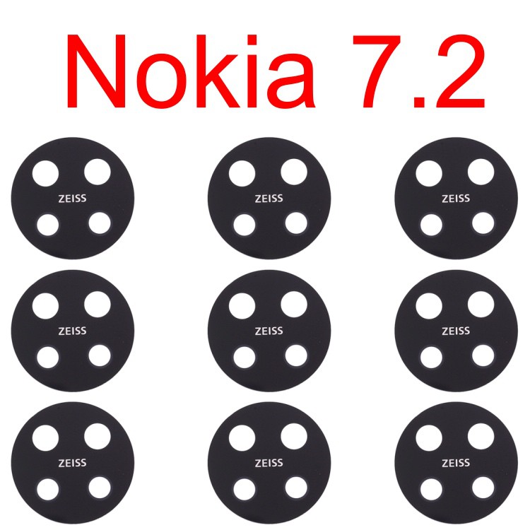 Mặt kính camera sau NOKIA 7.2 dành để thay thế mặt kính camera trầy vỡ bể cũ linh kiện điện thoại thay thế