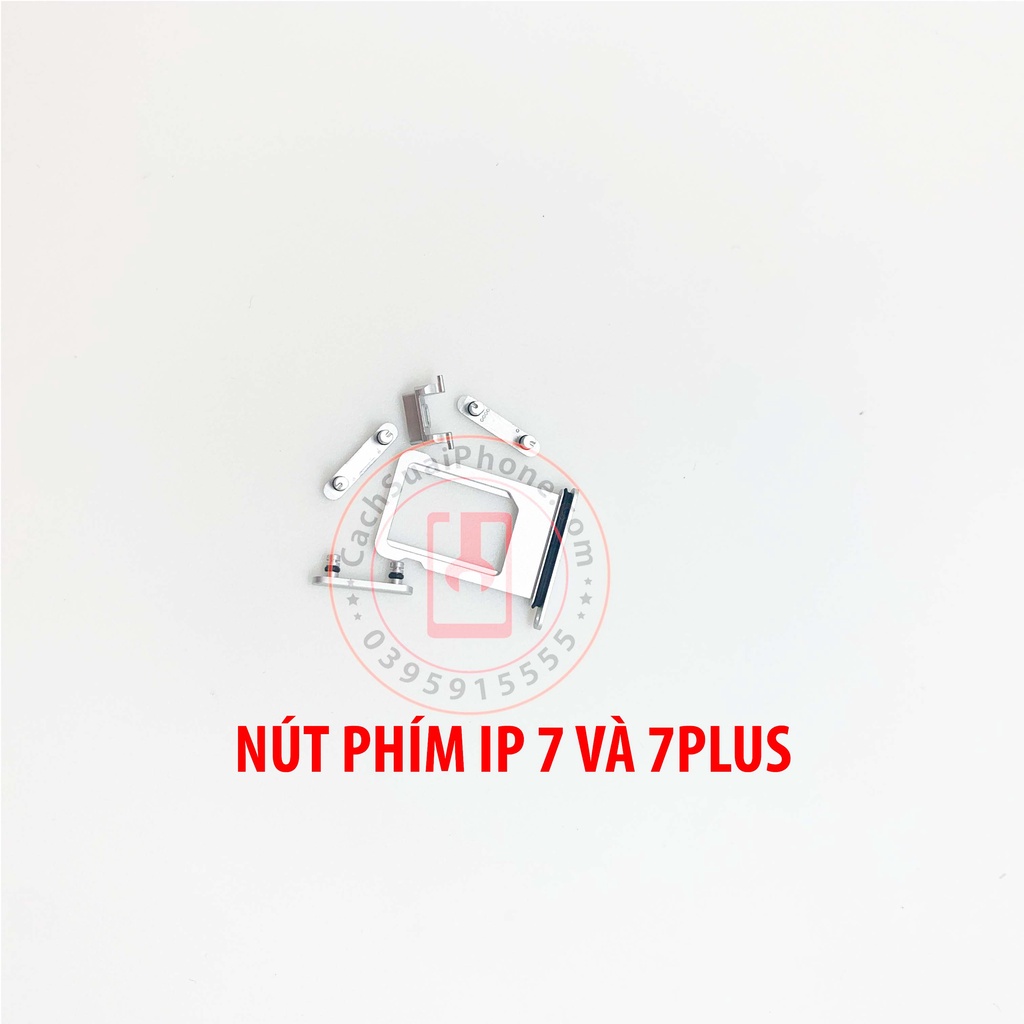 Bộ Nút Bấm và Khay Sim 7 7 Plus tương thích Điện Thoại 7 7 Plus Táo